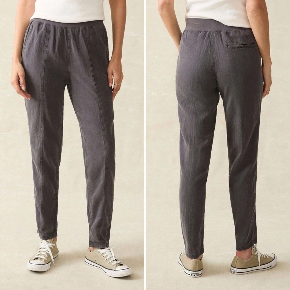 Faherty NWT Arlie Day Pant in Washed Black Size XL